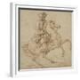 Cavalier sur un cheval piaffant ou caracolant-Charles Parrocel-Framed Giclee Print