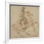 Cavalier sur un cheval piaffant ou caracolant-Charles Parrocel-Framed Giclee Print