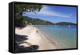 Cavaliere Plage, Near Cavalaire-Sur-Mer, Var-Stuart Black-Framed Stretched Canvas