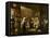 Cavaliers and Companions Carousing in a Barn-Edwaert Collier-Framed Stretched Canvas