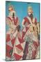 Cavaliers Djerma (Niamey), from Dessins Et Peintures D'afrique, Executes Au Cours De L'expedition C-Alexander Yakovlev-Mounted Giclee Print
