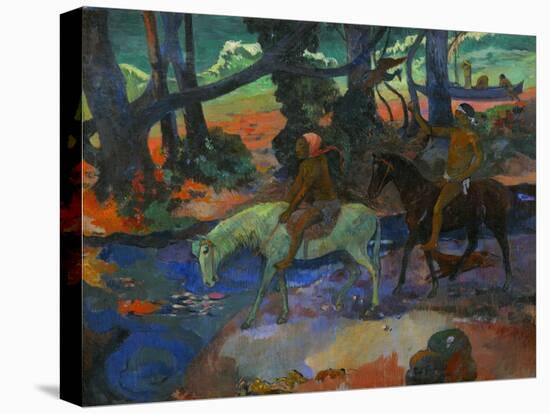 Cavaliers-Riders. Canvas,73 x 92 cm Inv.3270.-Paul Gauguin-Stretched Canvas