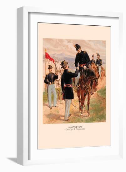 Cavalry and Dragoons-H.a. Ogden-Framed Art Print