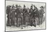 Cavalry and Infantry of the Sardinian Army-null-Mounted Giclee Print