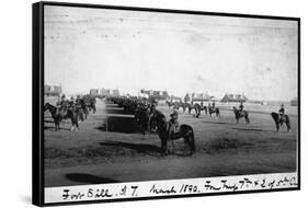 Cavalry at Fort Sill-null-Framed Stretched Canvas