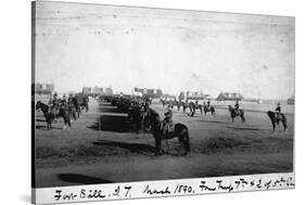 Cavalry at Fort Sill-null-Stretched Canvas