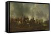 Cavalry Attacking Infantry, 1656-1668-Philips Wouwerman-Framed Stretched Canvas