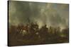 Cavalry Attacking Infantry, 1656-1668-Philips Wouwerman-Stretched Canvas