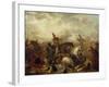 Cavalry Battle in Argentina at Time of Rosas' Dictatorship-null-Framed Giclee Print