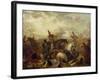 Cavalry Battle in Argentina at Time of Rosas' Dictatorship-null-Framed Giclee Print