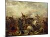 Cavalry Battle in Argentina at Time of Rosas' Dictatorship-null-Mounted Giclee Print