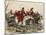 Cavalry Battle in Argentina at Time of Rosas' Dictatorship-null-Mounted Giclee Print
