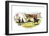 Cavalry Camp-Richard Simkin-Framed Art Print