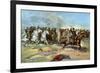 Cavalry Charge by Us Regulars, Spanish-American War, 1898-null-Framed Giclee Print