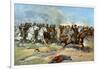 Cavalry Charge by Us Regulars, Spanish-American War, 1898-null-Framed Giclee Print