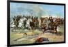 Cavalry Charge by Us Regulars, Spanish-American War, 1898-null-Framed Giclee Print