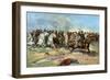 Cavalry Charge by Us Regulars, Spanish-American War, 1898-null-Framed Giclee Print