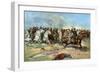 Cavalry Charge by Us Regulars, Spanish-American War, 1898-null-Framed Giclee Print