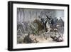 Cavalry Charge, German Riots in Leipzig, 1892-Henri Meyer-Framed Giclee Print