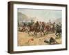 Cavalry Charge in the Battle of Maiwand During the War Between Afghanistan and Great Britain-null-Framed Photographic Print