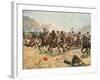 Cavalry Charge in the Battle of Maiwand During the War Between Afghanistan and Great Britain-null-Framed Photographic Print