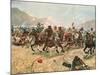 Cavalry Charge in the Battle of Maiwand During the War Between Afghanistan and Great Britain-null-Mounted Photographic Print