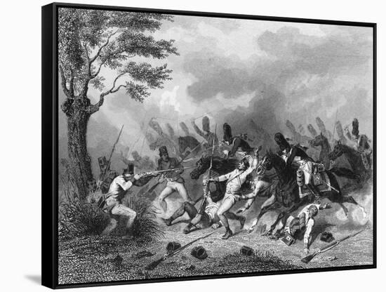 Cavalry Charge, Marengo-H Bellange-Framed Stretched Canvas