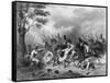 Cavalry Charge, Marengo-H Bellange-Framed Stretched Canvas