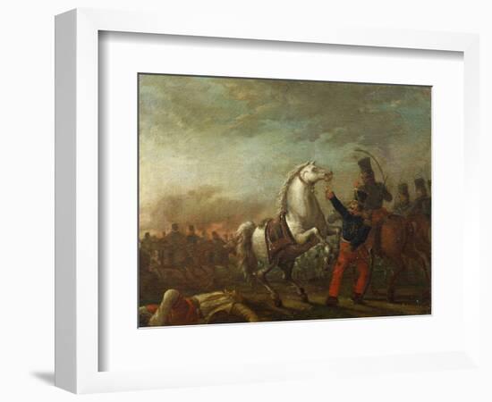 Cavalry Charge of Federal Army, 1830-Carlos Nebel-Framed Giclee Print