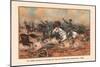 Cavalry Charge of the 5th Regulars, Gaines Mill 1862-Arthur Wagner-Mounted Premium Giclee Print