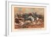 Cavalry Charge of the 5th Regulars, Gaines Mill 1862-Arthur Wagner-Framed Art Print