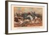 Cavalry Charge of the 5th Regulars, Gaines Mill 1862-Arthur Wagner-Framed Art Print