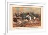 Cavalry Charge of the 5th Regulars, Gaines Mill 1862-Arthur Wagner-Framed Art Print