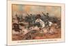 Cavalry Charge of the 5th Regulars, Gaines Mill 1862-Arthur Wagner-Mounted Art Print