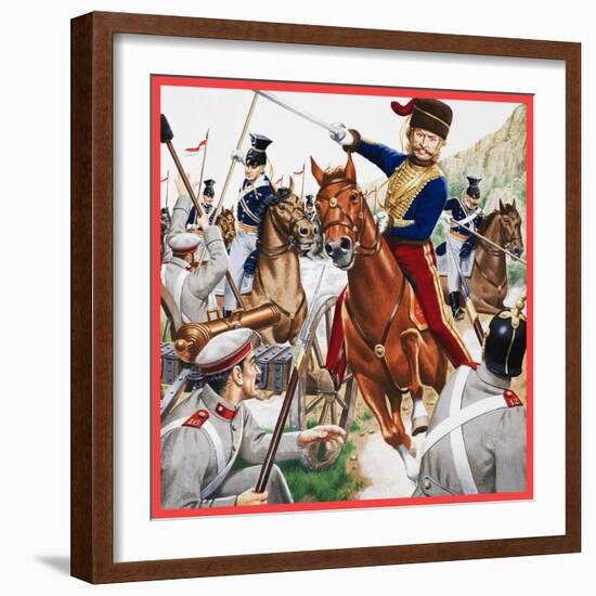 Cavalry Charge-null-Framed Giclee Print