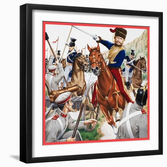 Cavalry Charge-null-Framed Giclee Print