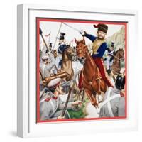 Cavalry Charge-null-Framed Giclee Print