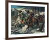 Cavalry Clash in Korea-null-Framed Art Print