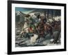 Cavalry Clash in Korea-null-Framed Art Print