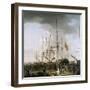Cavalry Embarking at Blackwall, Near Greenwich, April 24, 1793-William Anderson-Framed Giclee Print