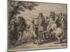 Cavalry Engagement, Engraved by Jan Van Huchtenburg (1647-1733), 1667-90-Adam Frans van der Meulen-Mounted Giclee Print