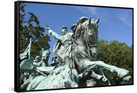Cavalry Group on the Ulysses S. Grant Memorial in Washington, DC-Paul Souders-Framed Stretched Canvas