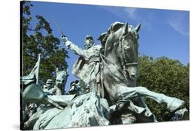 Cavalry Group on the Ulysses S. Grant Memorial in Washington, DC-Paul Souders-Stretched Canvas