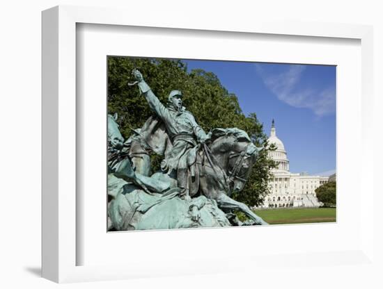 Cavalry Group on the Ulysses S. Grant Memorial in Washington, DC-Paul Souders-Framed Photographic Print