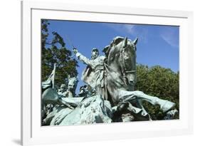 Cavalry Group on the Ulysses S. Grant Memorial in Washington, DC-Paul Souders-Framed Photographic Print