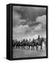 Cavalry in Maneuvers at Ft. Francis Warren-Horace Bristol-Framed Stretched Canvas