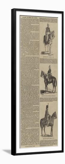 Cavalry, its History and Tactics-null-Framed Giclee Print