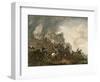 Cavalry Making a Sortie from a Fort on a Hill, 1646-Philips Wouwermans Or Wouwerman-Framed Giclee Print