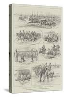 Cavalry Manoeuvres of the Bangalore Division, Madras Presidency, India-null-Stretched Canvas