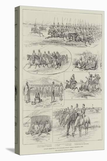 Cavalry Manoeuvres of the Bangalore Division, Madras Presidency, India-null-Stretched Canvas